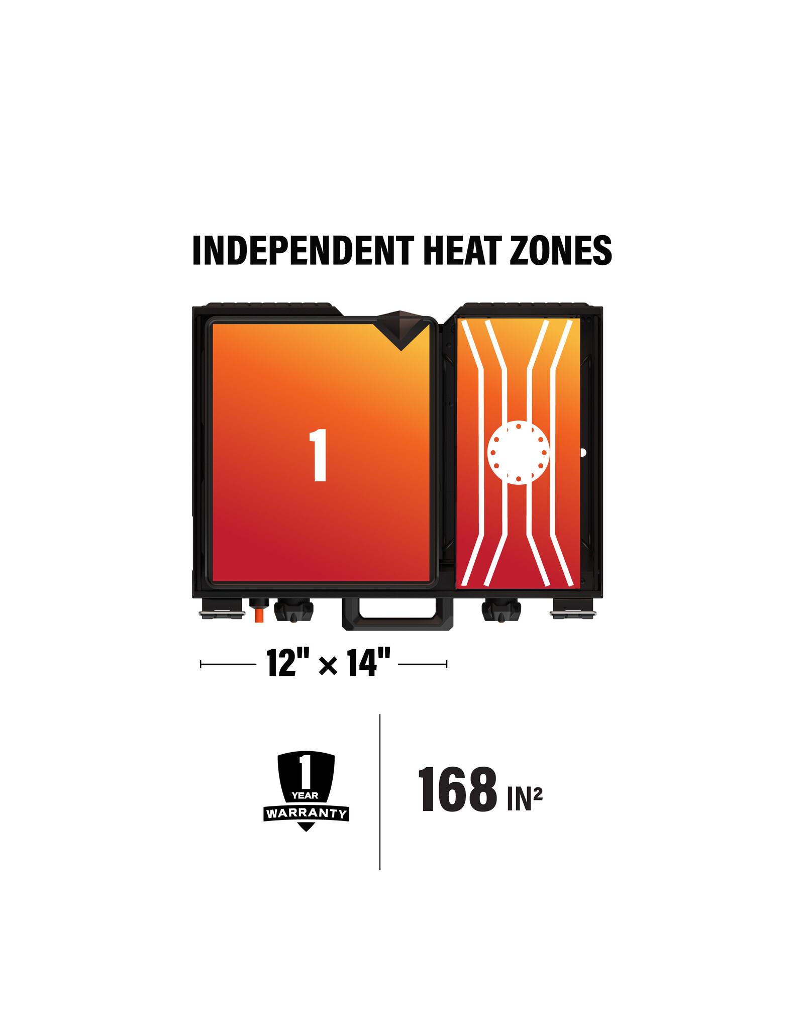 Blackstone Blackstone OTG 14in Camp Griddle with Side Burner - 2364