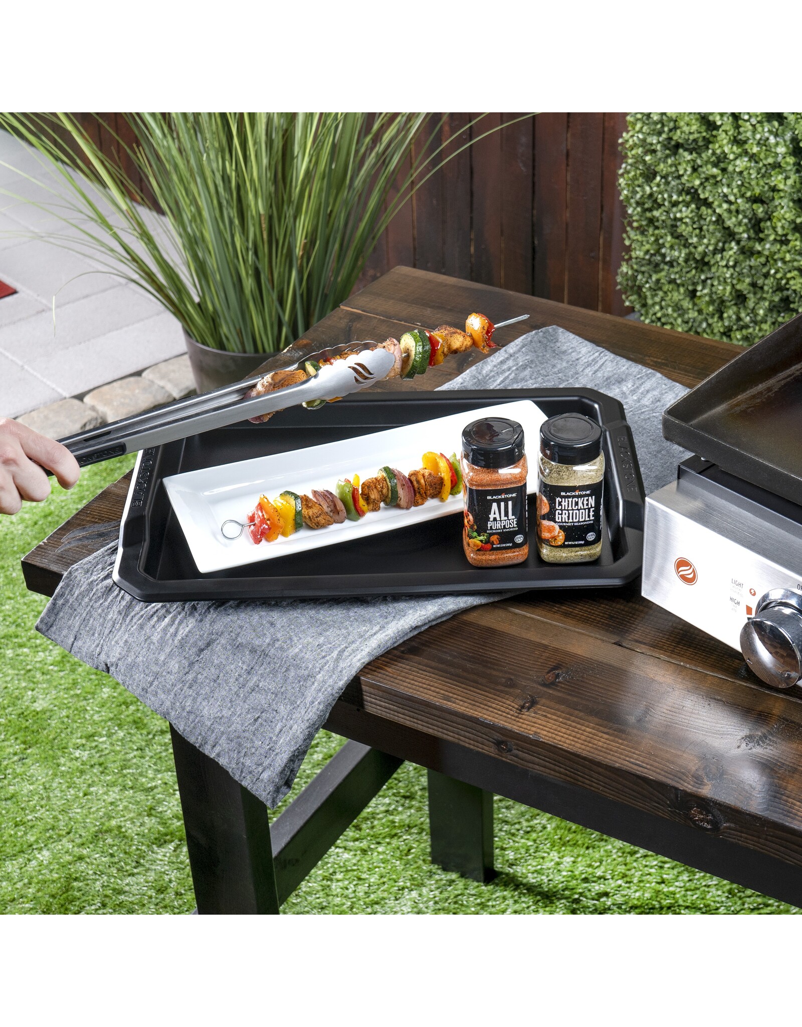 Blackstone Blackstone Serving Tray 4 Pack Black - 5599