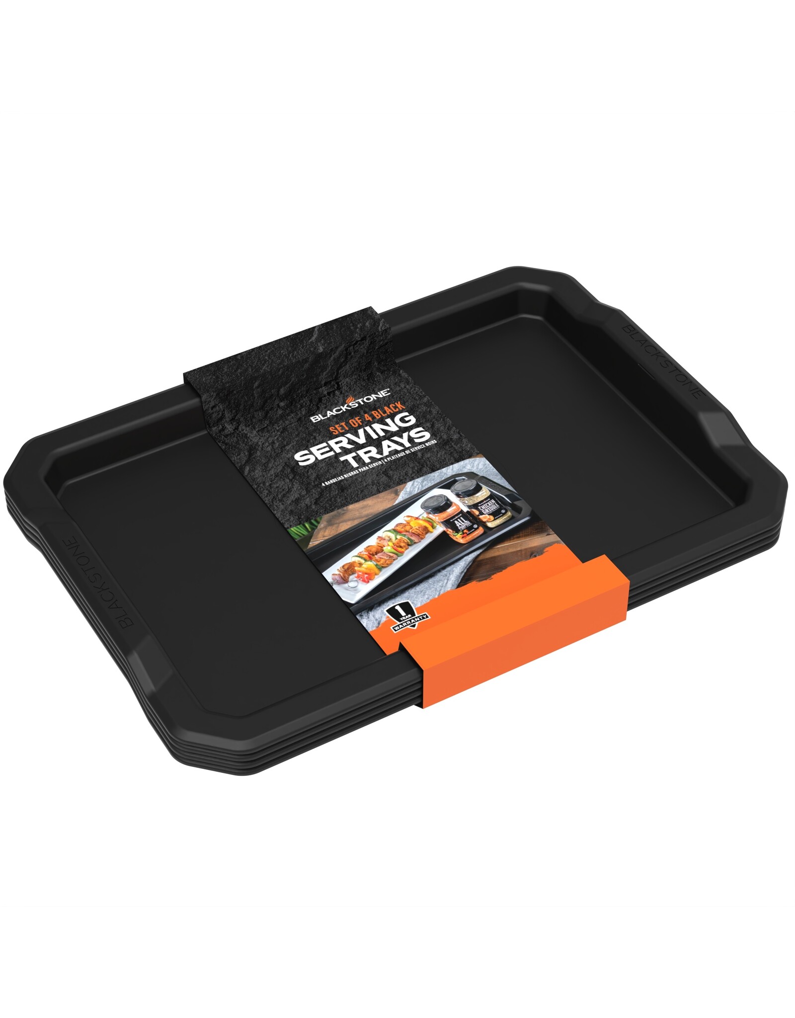 Blackstone Blackstone Serving Tray 4 Pack Black - 5599