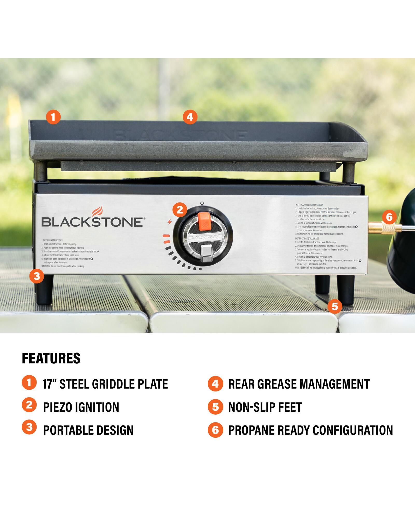 Blackstone Blackstone 17in Original Tabletop Stainless - 2142