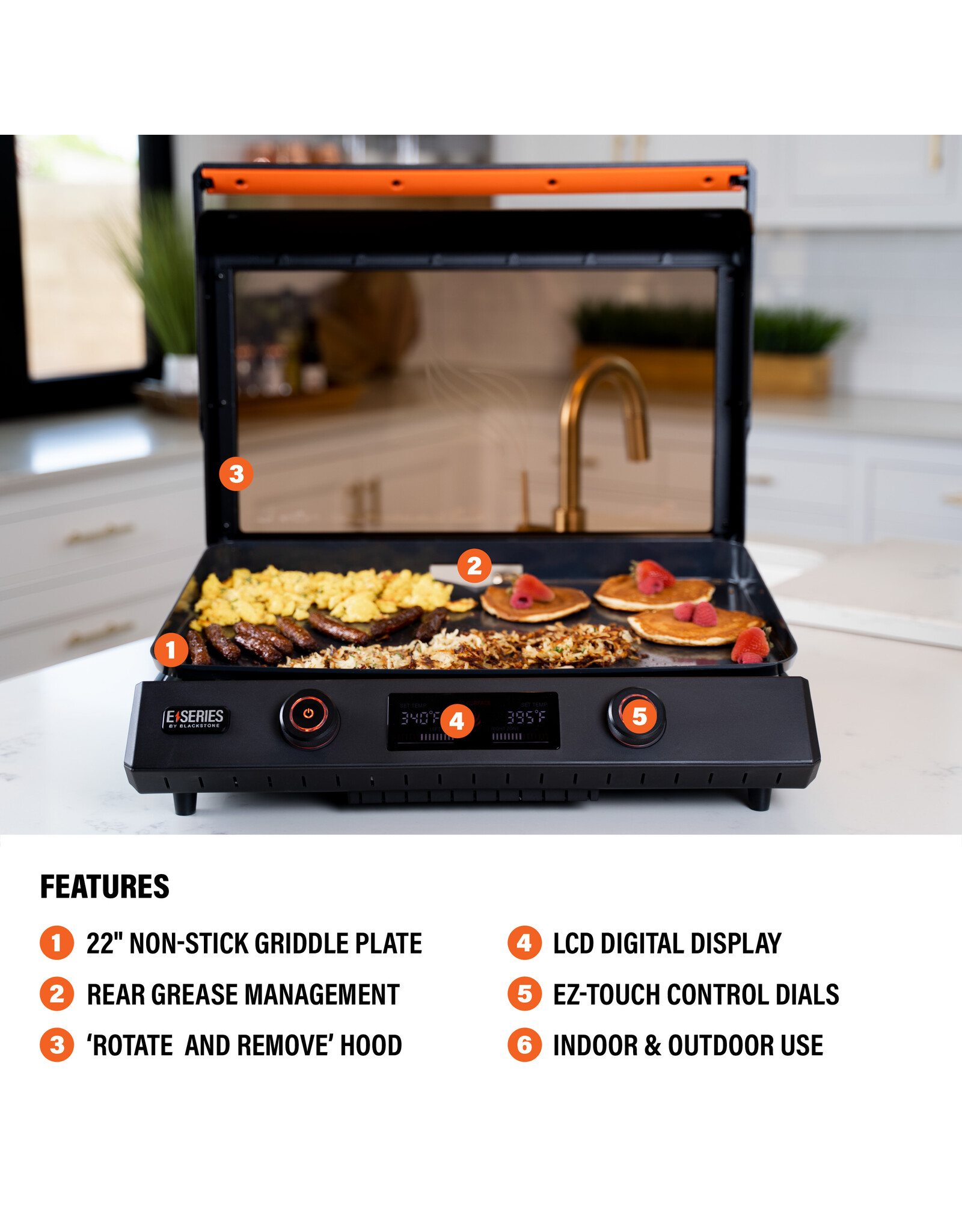 Blackstone Blackstone 22" Electric Tabletop Griddle - 8001