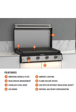 Blackstone Blackstone 36-in Drop-In Natural Gas Griddle w/ Hood - 6331NG