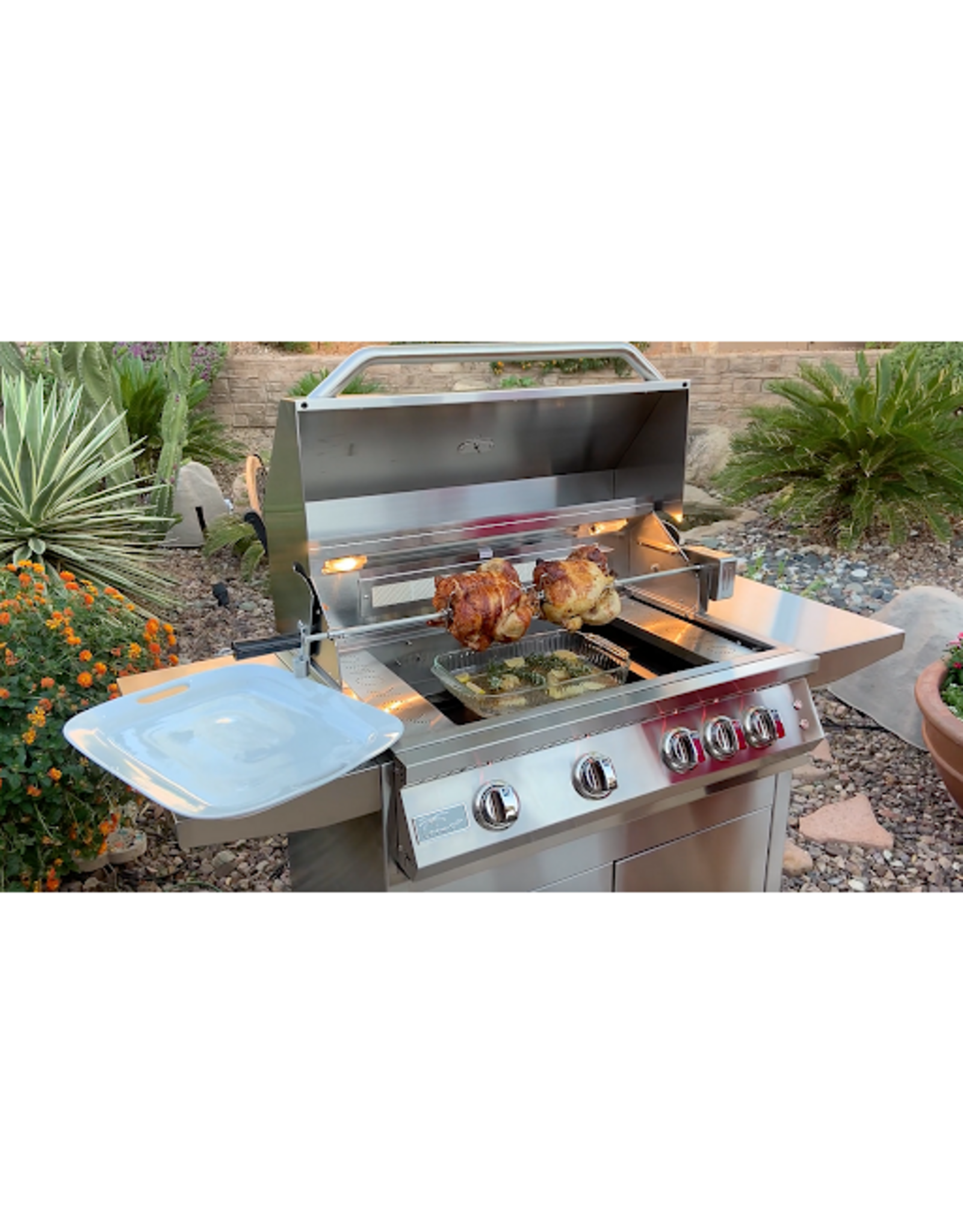 KoKoMo Grills KoKoMo 5 Burner S/S Rotisserie - KO-BAK5BG-R