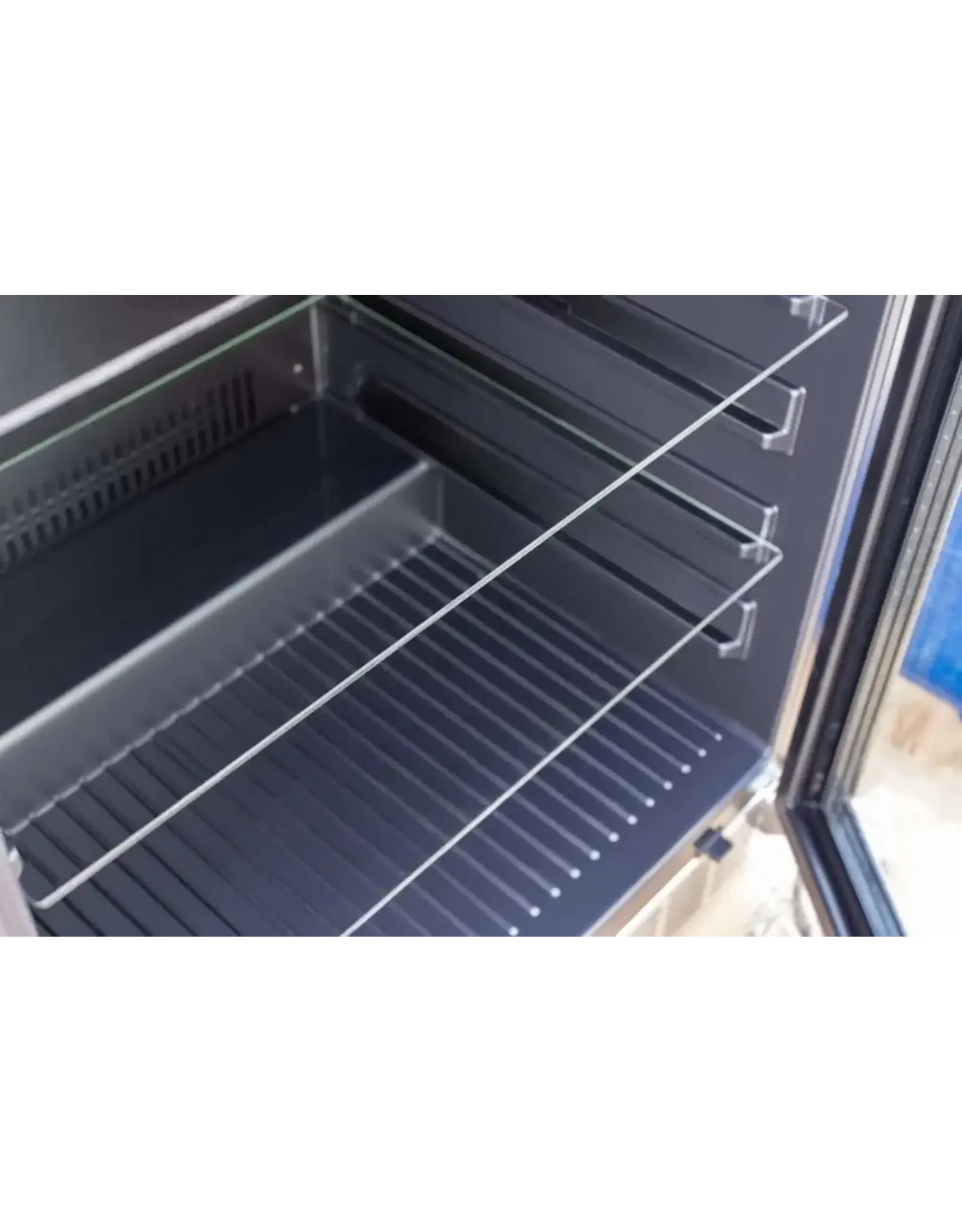 TrueFlame TrueFlame 24" Outdoor Rated Refrigerator with Glass Door and Glass Shelves (5c) - AMD-RFR-24G
