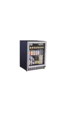 TrueFlame TrueFlame 24" Outdoor Rated Refrigerator with Glass Door and Glass Shelves (5c) - AMD-RFR-24G