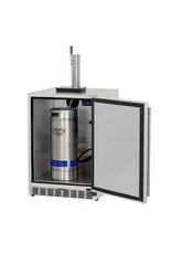 TrueFlame TrueFlame 24" Deluxe Outdoor Rated Kegerator - No Tap (6.6c) - AMD-RFR-24DK
