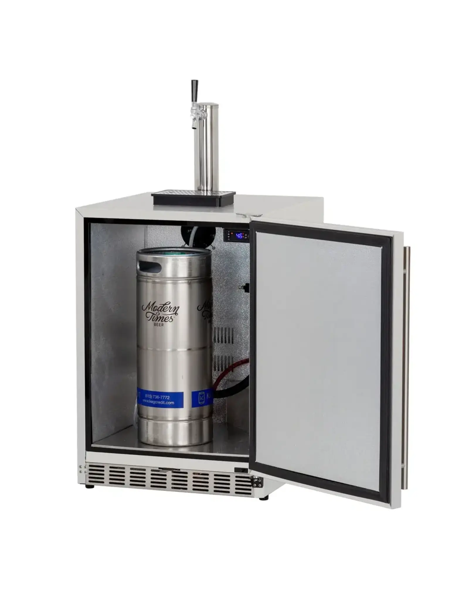 TrueFlame TrueFlame 24" Deluxe Outdoor Rated Kegerator - No Tap (6.6c) - AMD-RFR-24DK