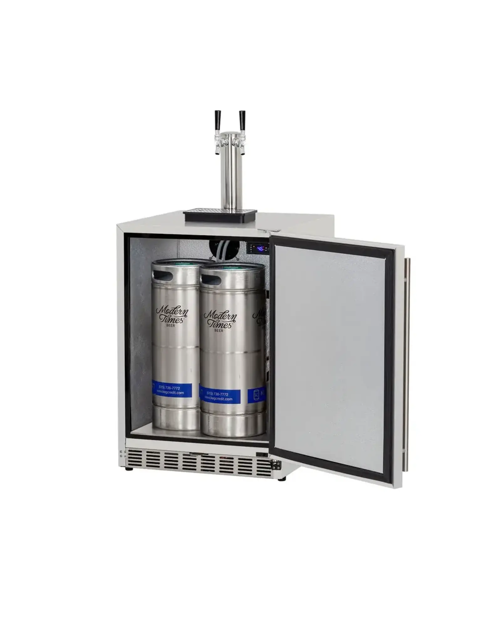TrueFlame TrueFlame 24" Deluxe Outdoor Rated Kegerator - No Tap (6.6c) - AMD-RFR-24DK
