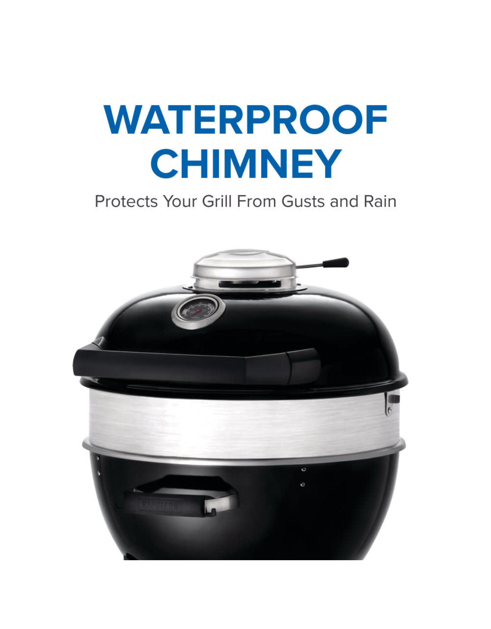 Napoleon Napoleon PRO22 Charcoal Kettle Grill, Black - PRO22K-LEG-3