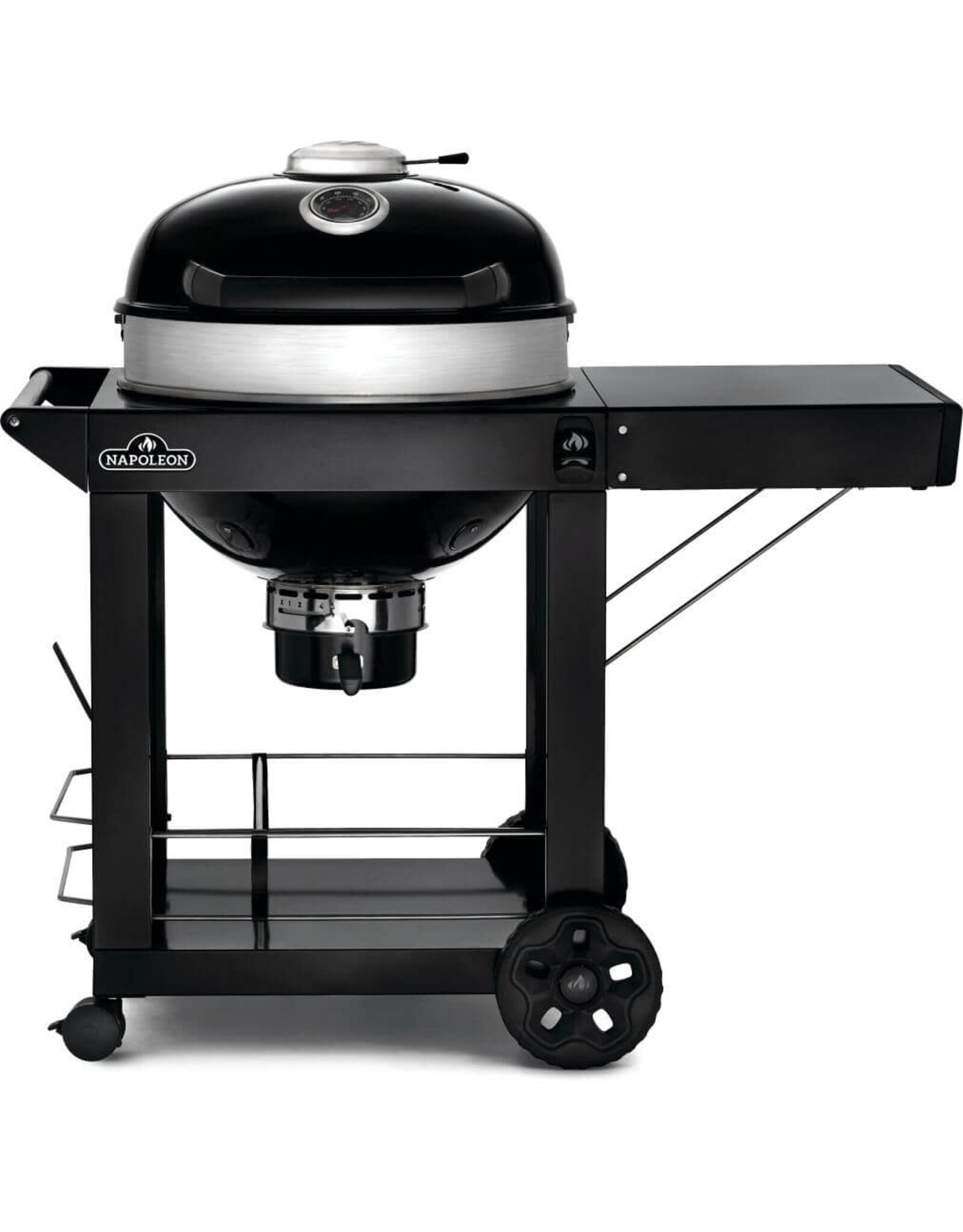 Napoleon Napoleon PRO22 Charcoal Kettle Grill, Black with Cart - PRO22K-CART-3