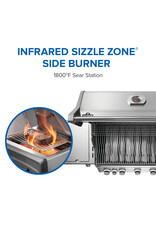 Napoleon Napoleon Rogue® PRO 625 Propane Gas Grill with Infrared Side Burner, Stainless Steel - RP625SIBPSS-2