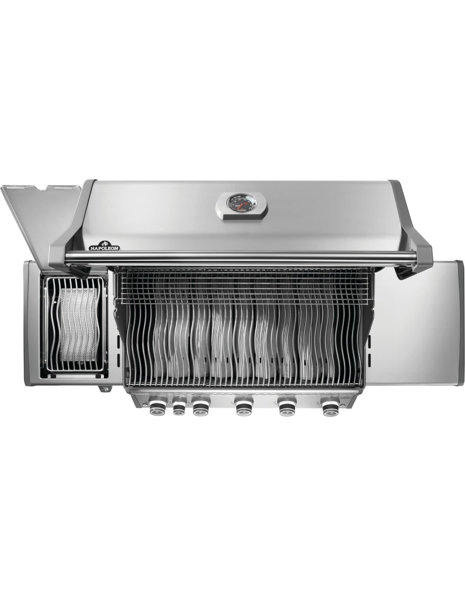 Napoleon Napoleon Rogue® PRO 625 Propane Gas Grill with Infrared Side Burner, Stainless Steel - RP625SIBPSS-2