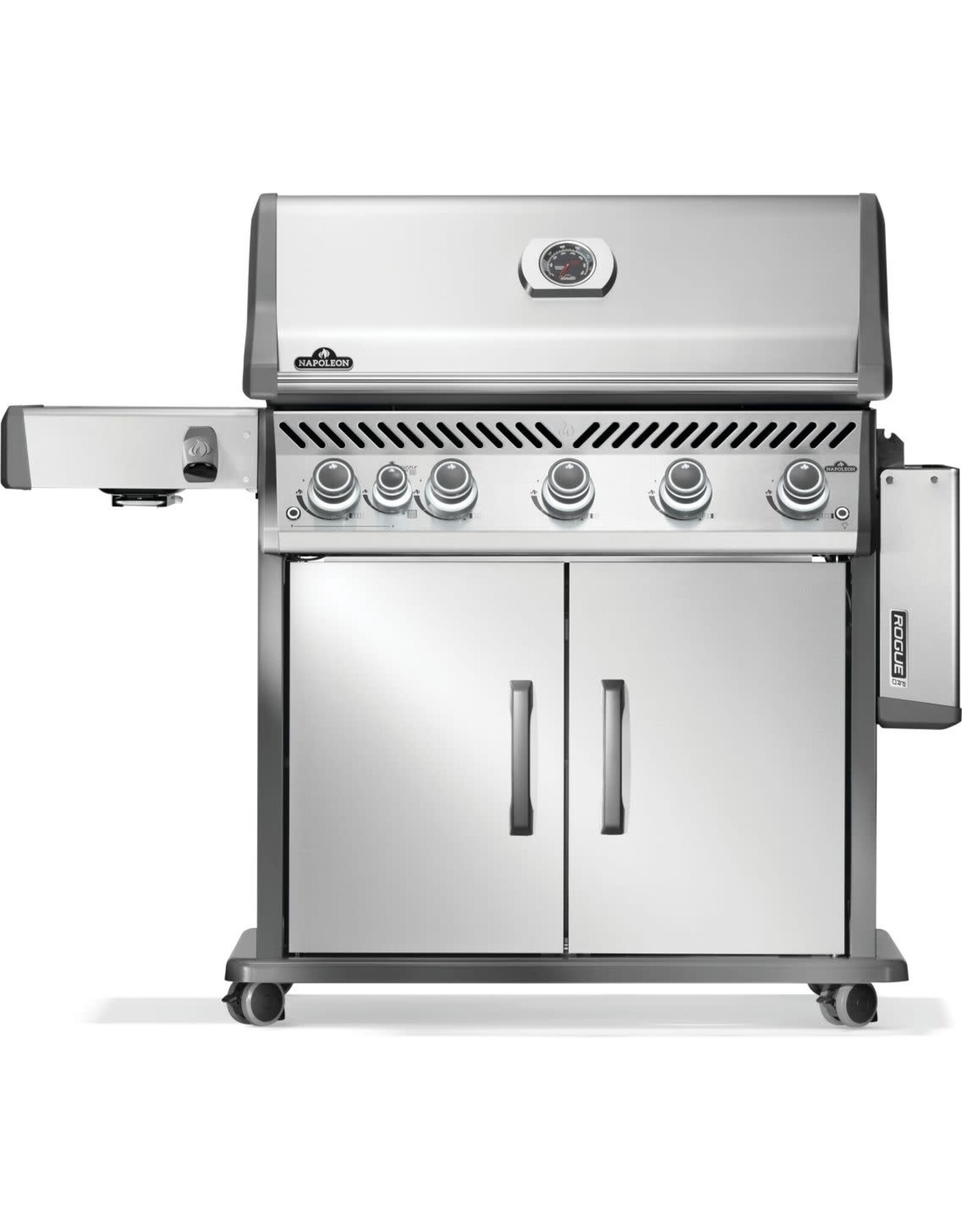 Napoleon Napoleon Rogue® PRO 625 Propane Gas Grill with Infrared Side Burner, Stainless Steel - RP625SIBPSS-2