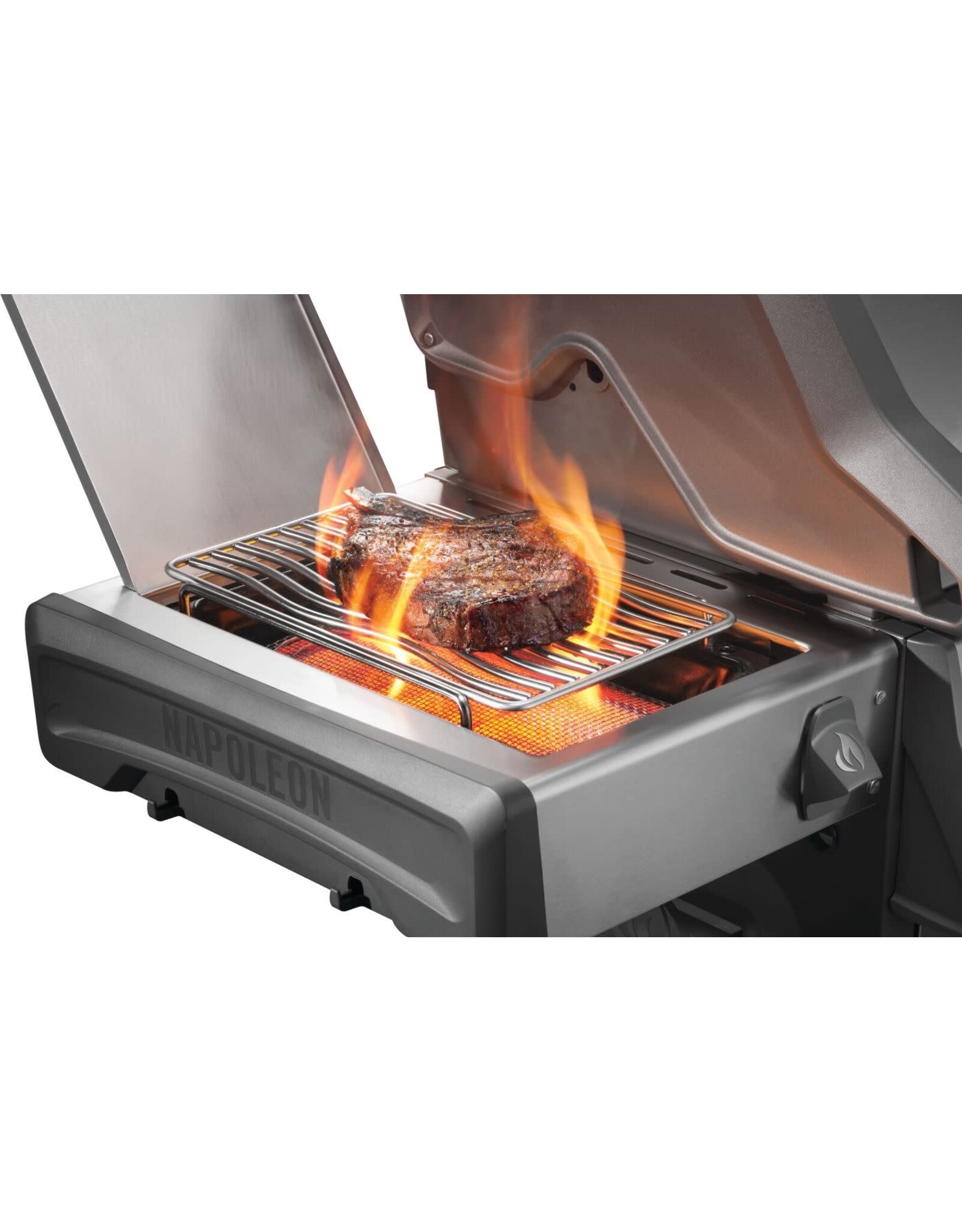 Napoleon Napoleon Rogue® PRO 625 Propane Gas Grill with Infrared Side Burner, Stainless Steel - RP625SIBPSS-2