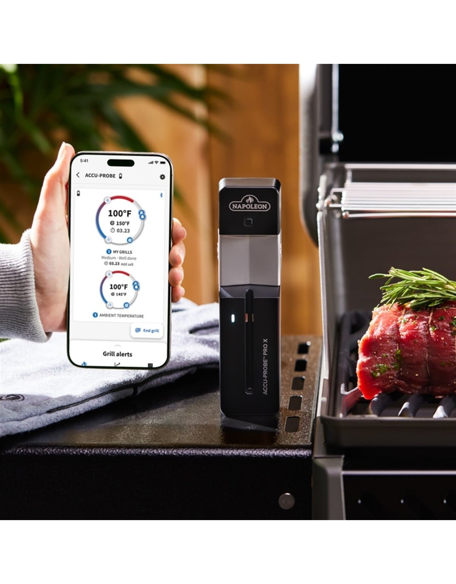 Napoleon Napoleon ACCU-PROBE™ PRO X: Wireless Bluetooth® Smart Thermometer - 70130