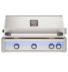 AOG AOG 36” L-Series Built-In Grill w/ Backburner & Rotisserie Kit - NG - AOG36LN