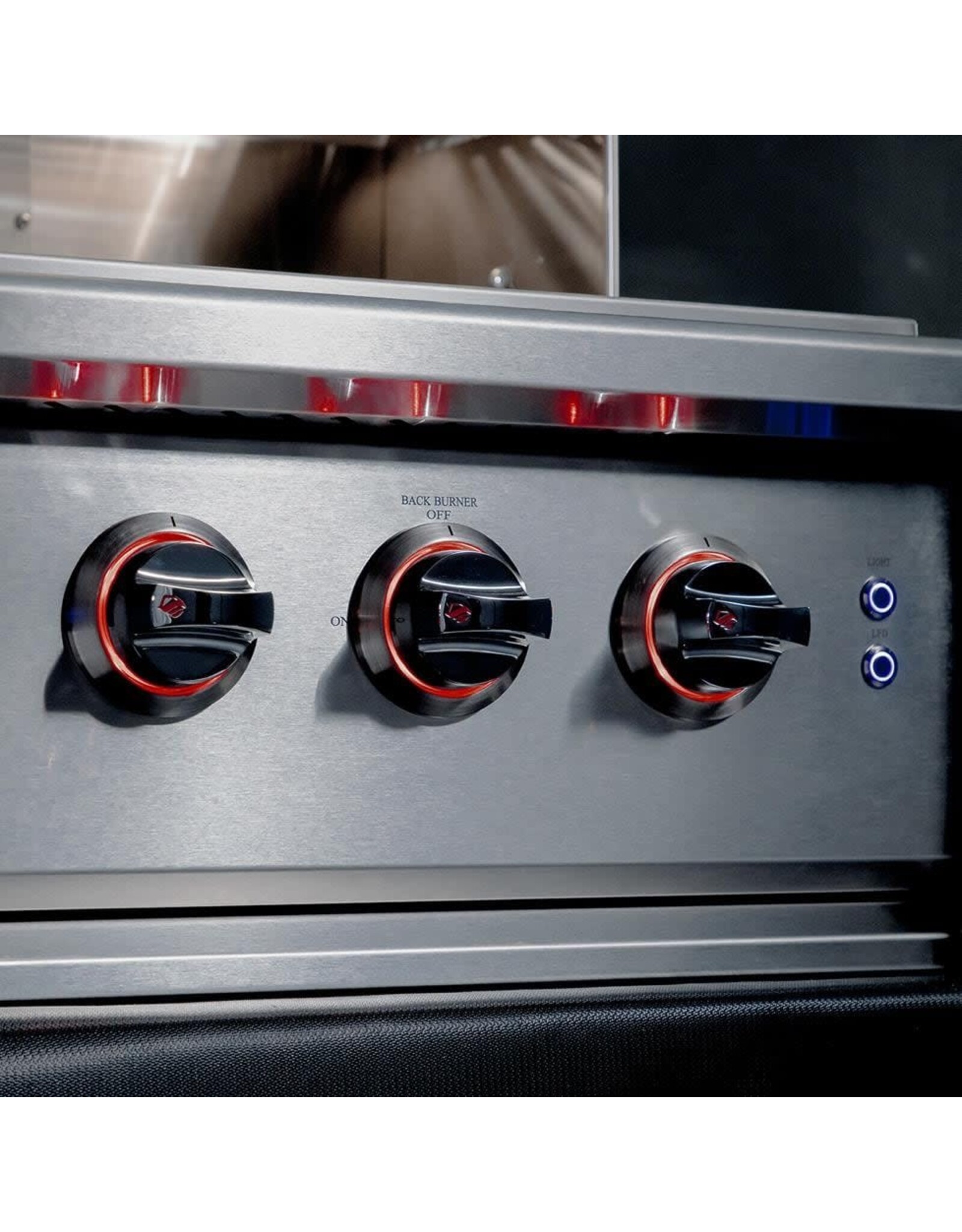 Renaissance Cooking Systems Renaissance 38" Cutlass Elite Grill W/ Rear Burner & Color-Changing LEDs - CEG38 LP