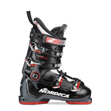 BOOT SKI SPEEDMACHINE 100 BLACK ANTH RED Seasons Outdoors