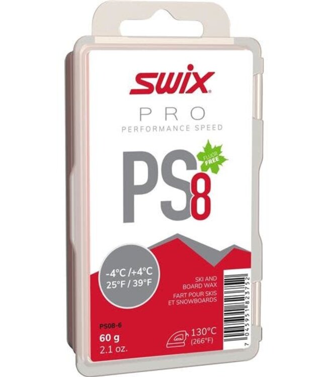 Swix WAX SWIX PS8 RED -4C/+4C 60G