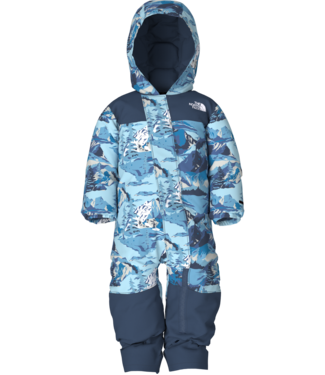 SNOWSUIT THE NORTH FACE BABY FREEDOMBLUE SNOW PEAK MOUNTAINS PRINT 6-12M