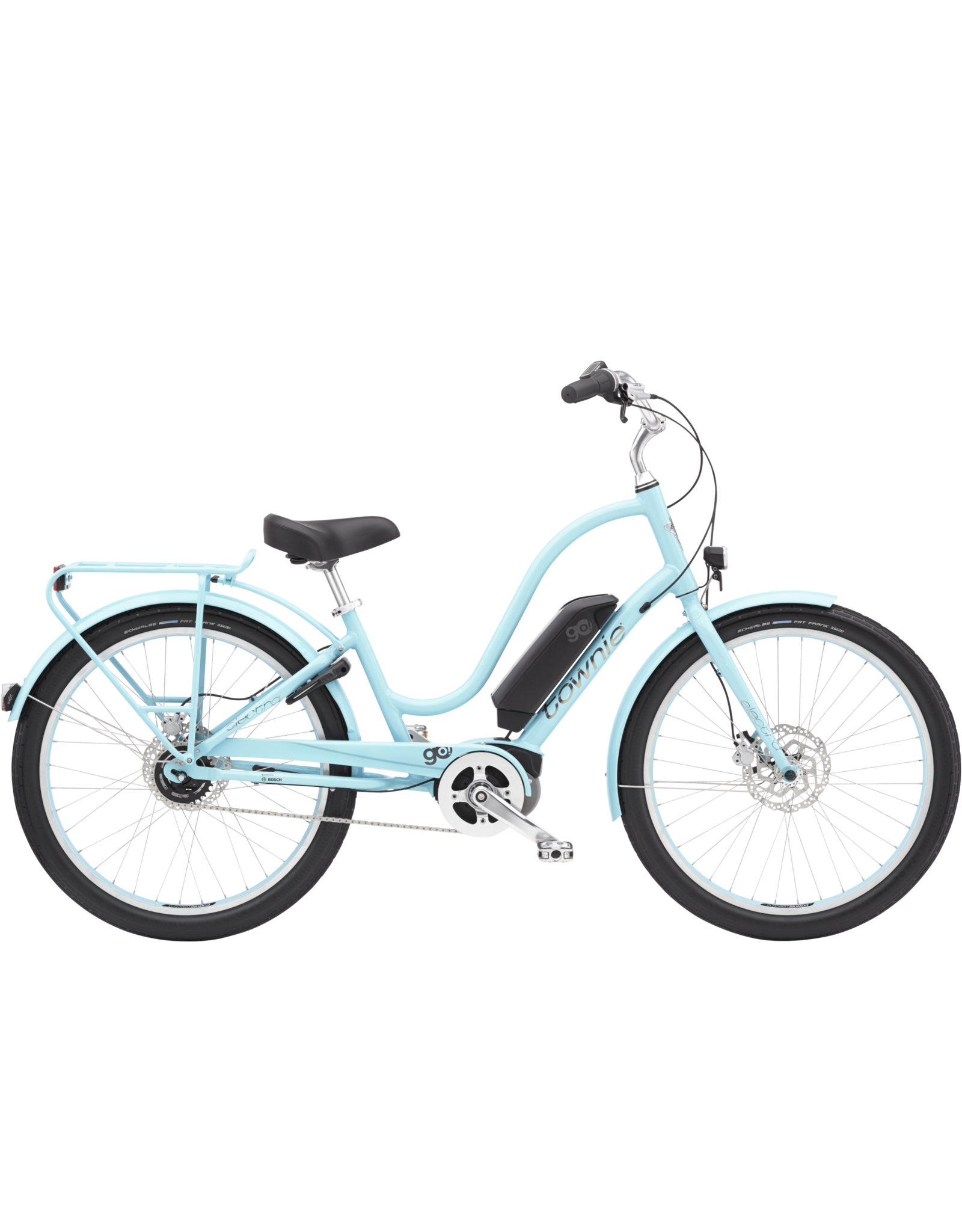 BIKE ELECTRA TOWNIE GO! 5I STEP THRU 26 GLACIER BLUE Seasons Outdoors