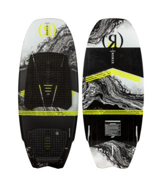 RONIX WAKESURF BOARD RONIX KOAL SURFACE CROSSOVER MINERAL PRINT GREEN 4'11