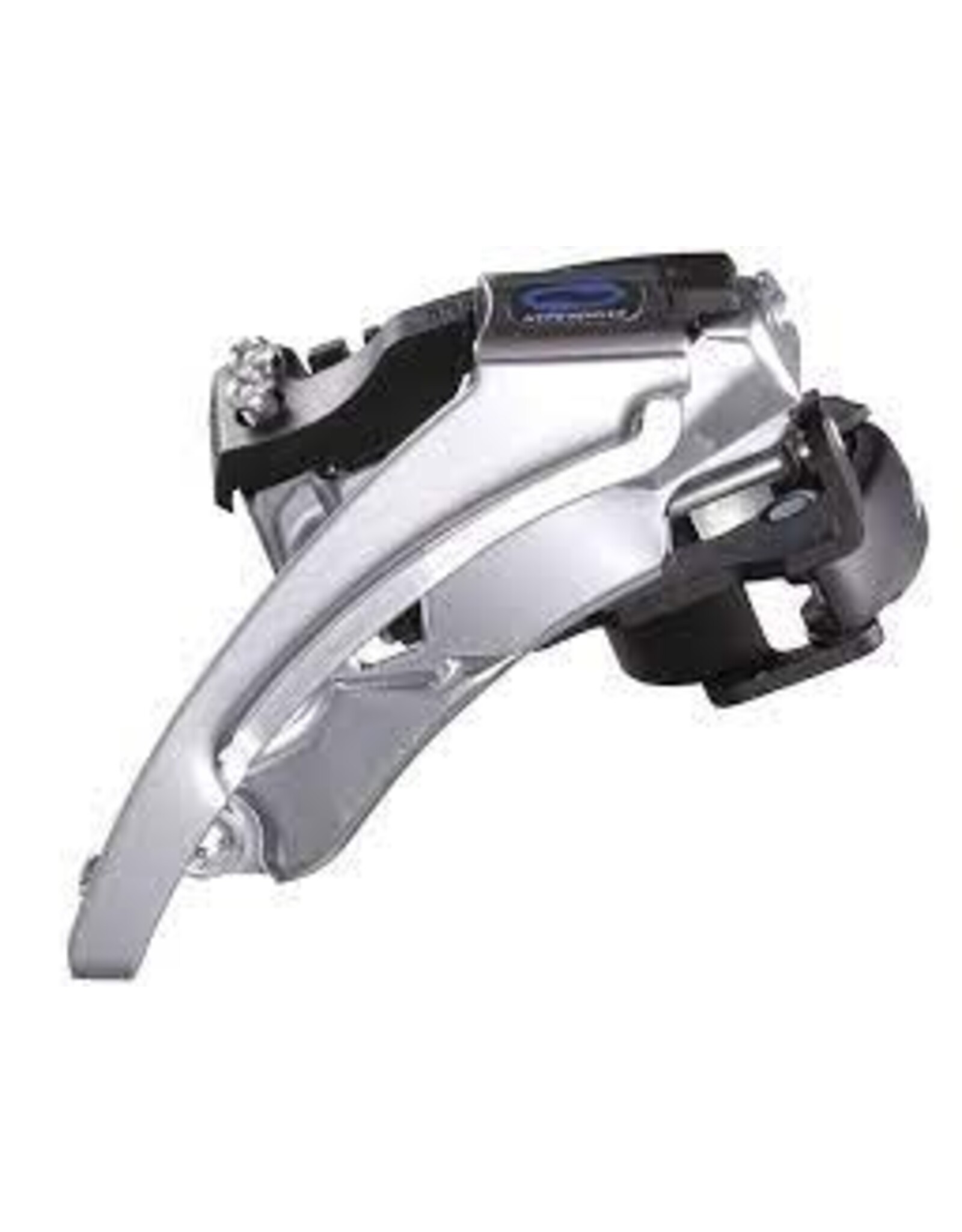 Shimano FRONT DERAILLEUR SHIMANO, FD-M2000, ALTUS, TOP-SWING DUAL-PULL, FOR 3X9, BAND TYPE 34.9MM(W/31.8 & 28.6MM ADPT), FOR 40T TOP, CS-ANGLE:63-66, CL:50MM
