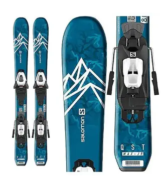 SALOMON SKI SALOMON QST MAX JR S + C5 GW J75 BLUE