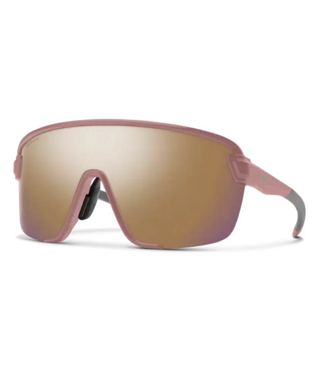 Smith GLASSES SMITH BOBCAT MATTE CHALK ROSE CHROMAPOP ROSE GOLD MIRROR