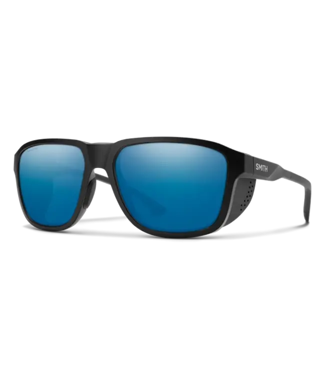Smith Optics SUNGLASSES SMITH EMBARK MATTE BLACK CHROMAPOP POLARIZED BLUE MIRROR