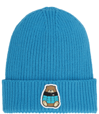 The North Face TOQUE TNF LOGO BOX CUFFED BEANIE BLUE