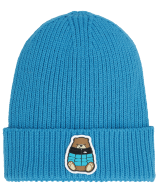 The North Face TOQUE TNF LOGO BOX CUFFED BEANIE BLUE