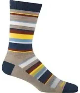 Darn Tough Socks SOCKS DARN TOUGH DRUID CREW LIGHTWEIGHT MEN RYE LARGE