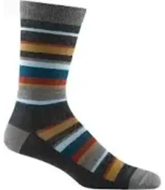 Darn Tough Socks SOCKS DARN TOUGH MEN'S LIFESTYLE MERLIN CREW LIGHTWEIGHT  CHARCOAL X-LARGE