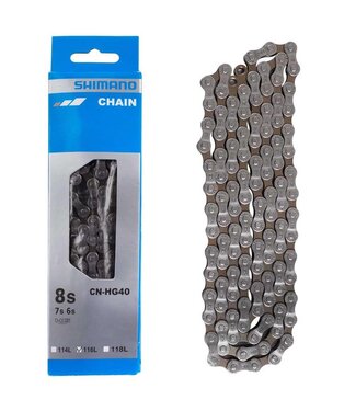 Shimano CHAIN SHIMANO 8S CN-HG40 116 LINKS W/QUICK LINK