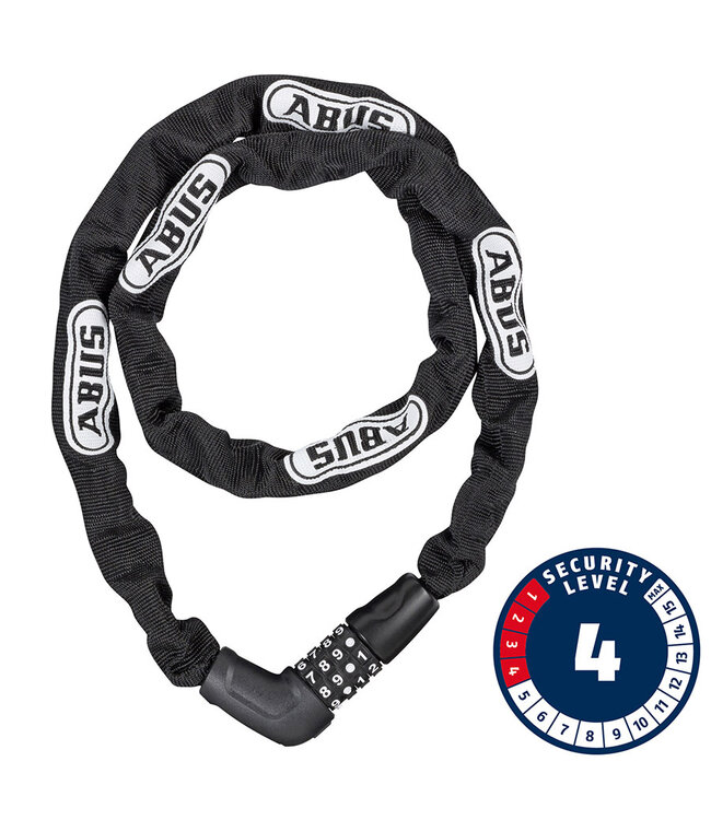 Abus LOCKS ABUS STEEL CHAIN 5805C COMBO 110 CM