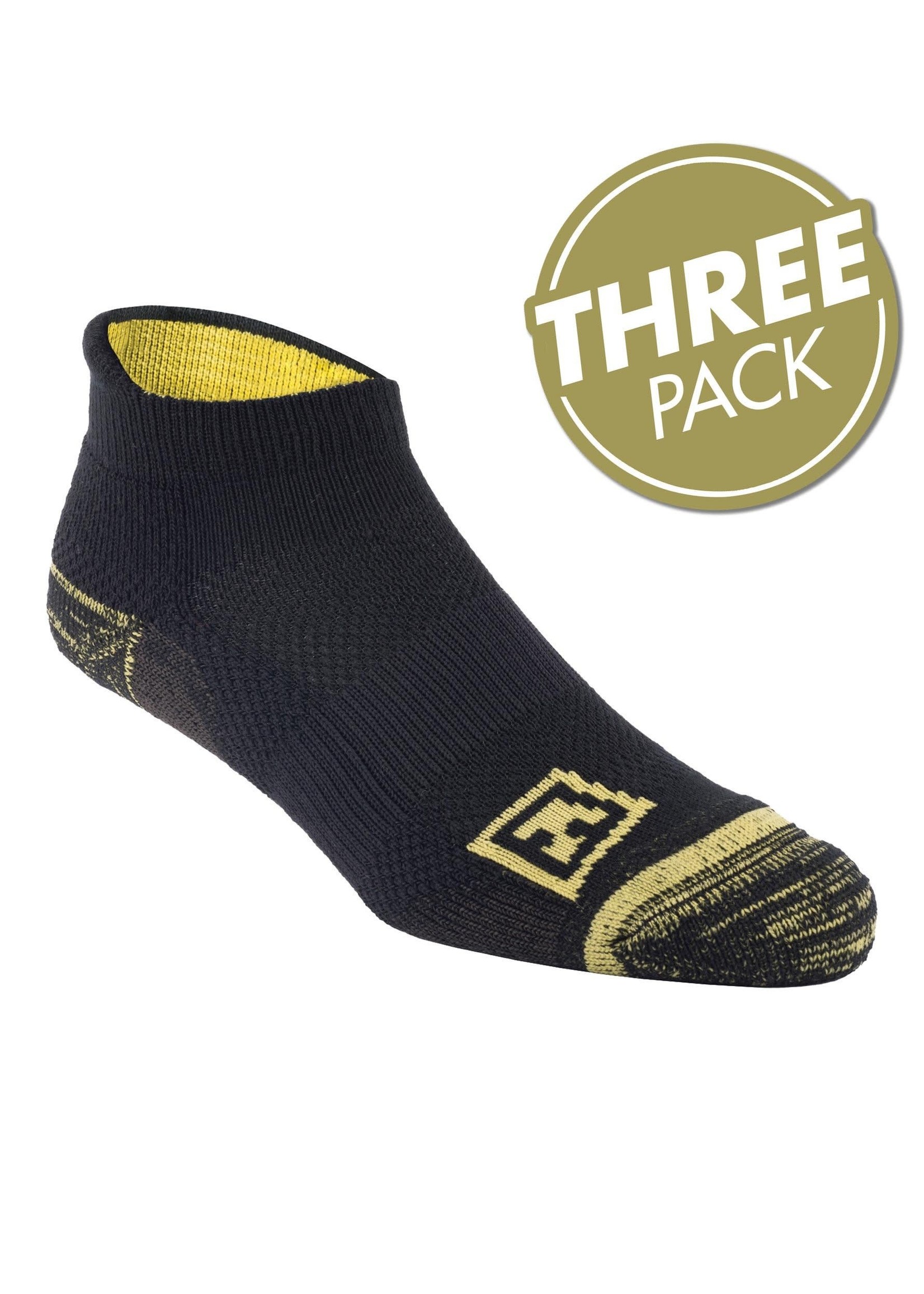 FIRST TACTICAL First Tactical Cotton Duty Socks Black 3-Pack Low Cut