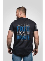 Nine Line Nine Line Men's T-shirt Because of the Brave