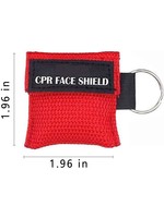 LSIKA-Z CPR Red Mini CPR Face Shield