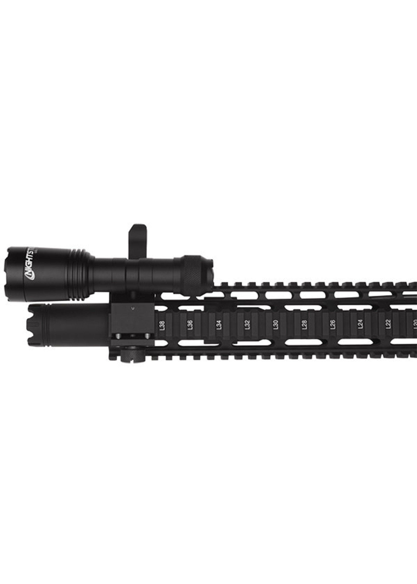 Nightstick LGL-170 Long Gun Light w/ Standard & Offset Picatinny Mounts - Rechargeable