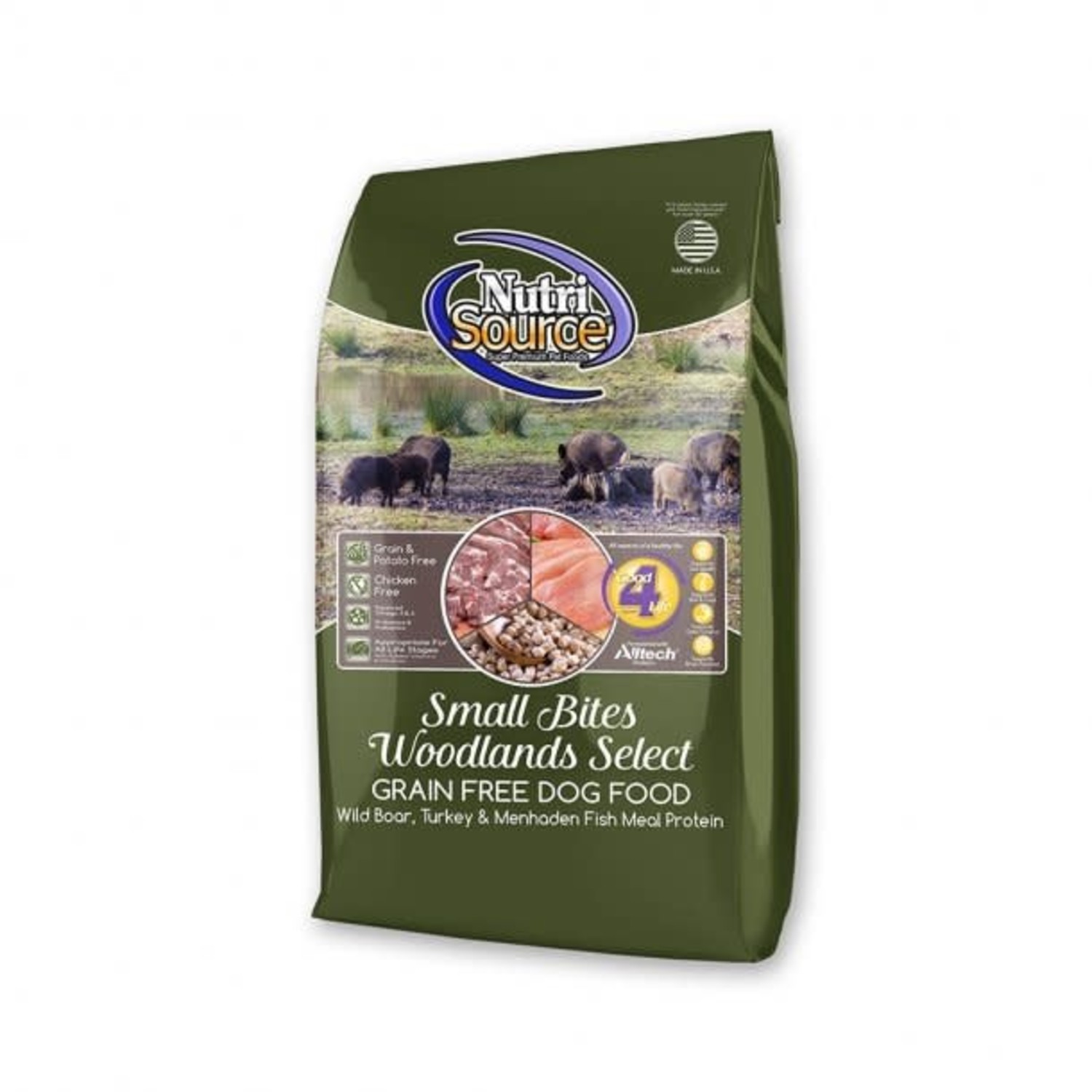 nutrisource small bites woodlands select