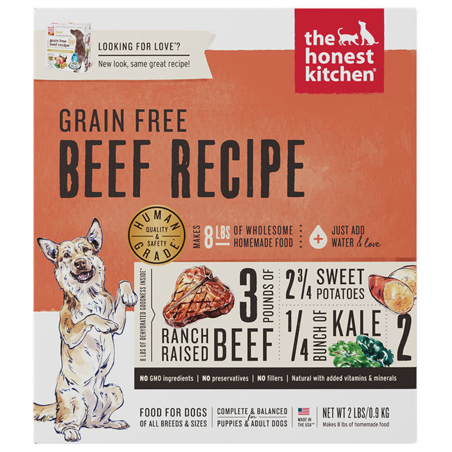 The Honest Kitchen Grain Free Beef Recipe Dehydrated Dog Food The Animal Park Marketplace