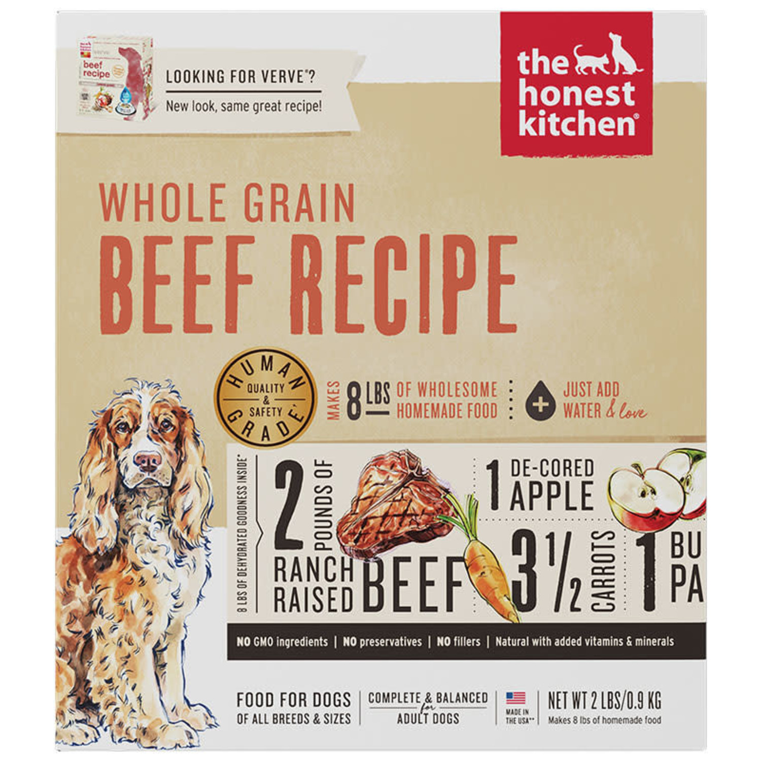 The Honest Kitchen Whole Grain Beef Recipe Dehydrated Dog Food The Animal Park Marketplace