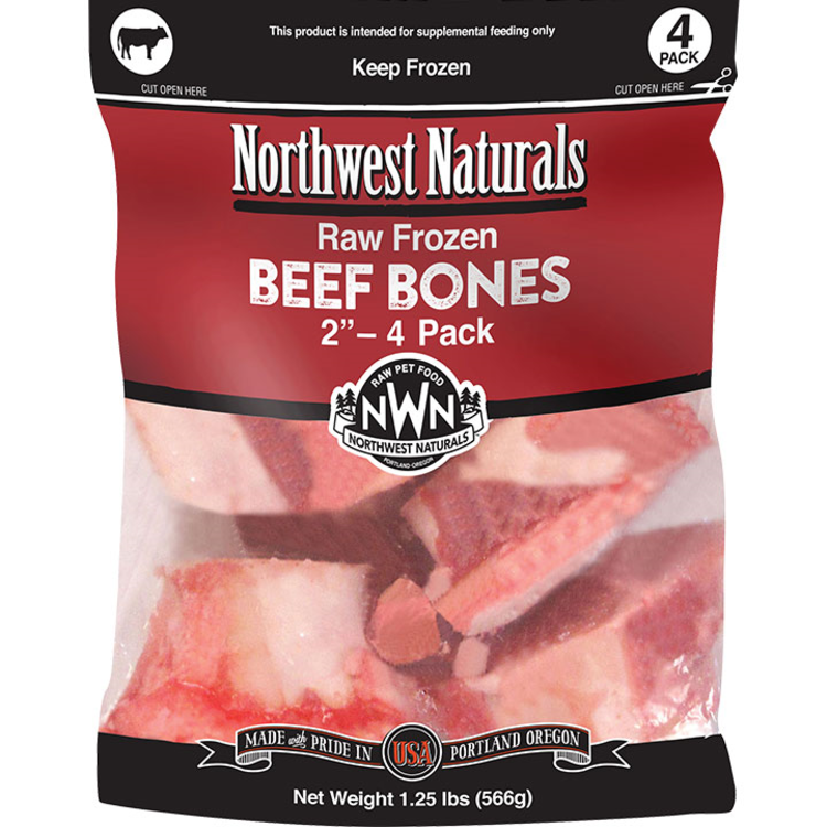 Northwest Naturals Raw Frozen 2 Beef Bones For Dogs - The 