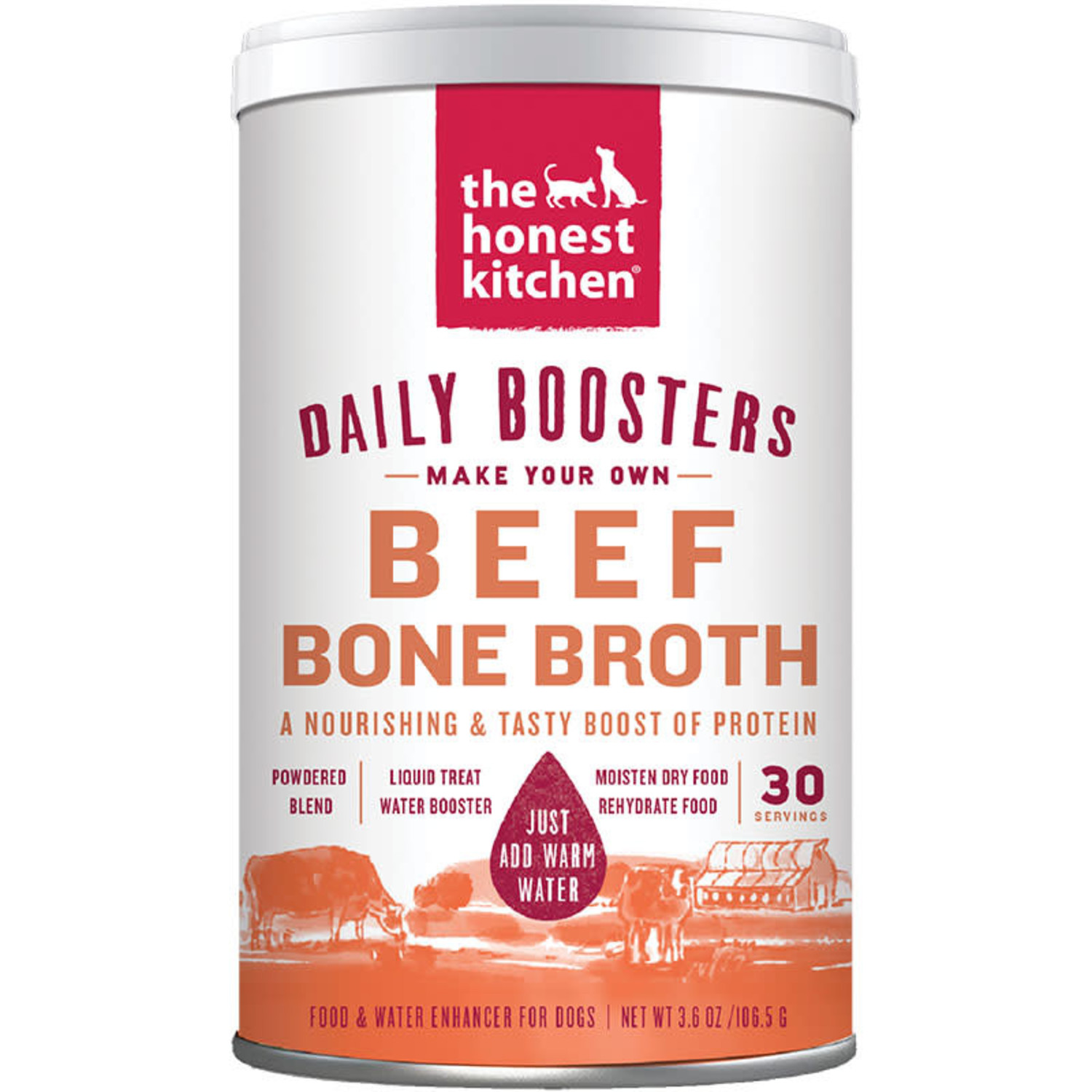 The Honest Kitchen Daily Boosters Beef Bone Broth The Animal Park Marketplace