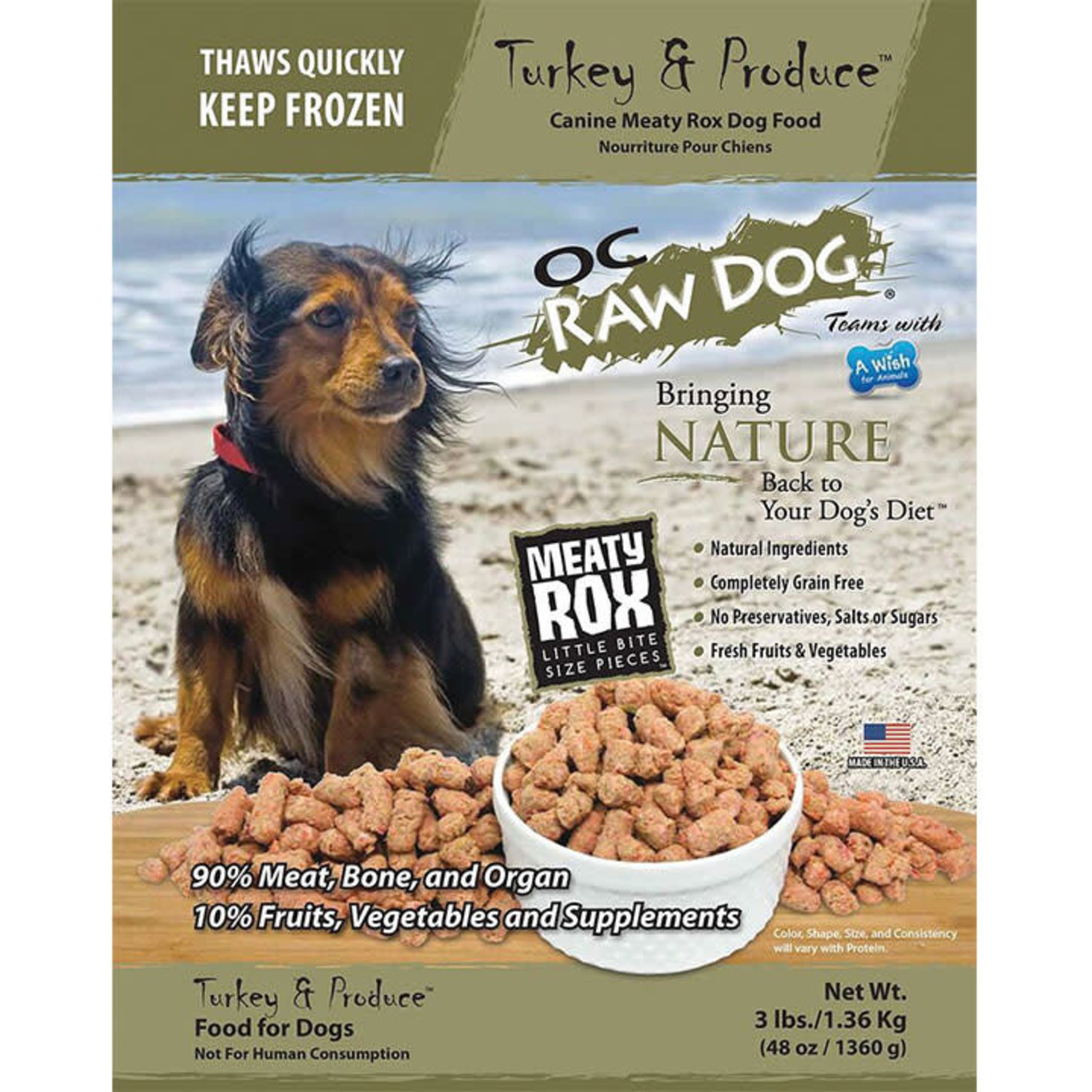 raw dog food turkey