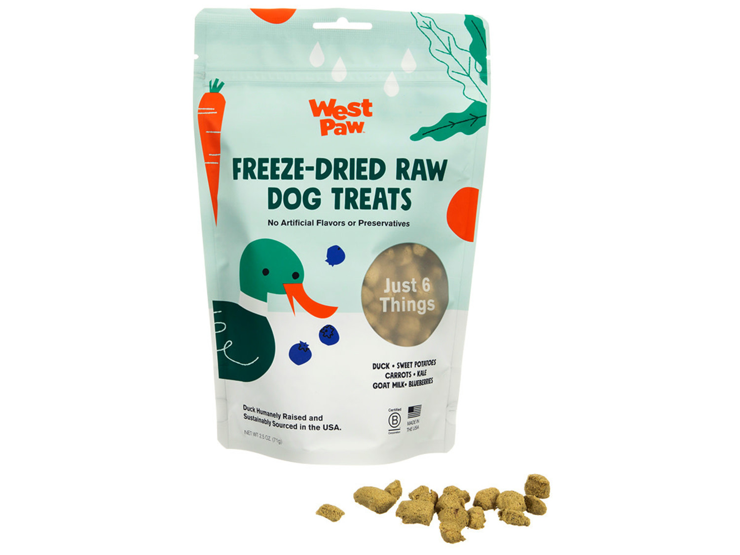 sweet potato duck dog treats