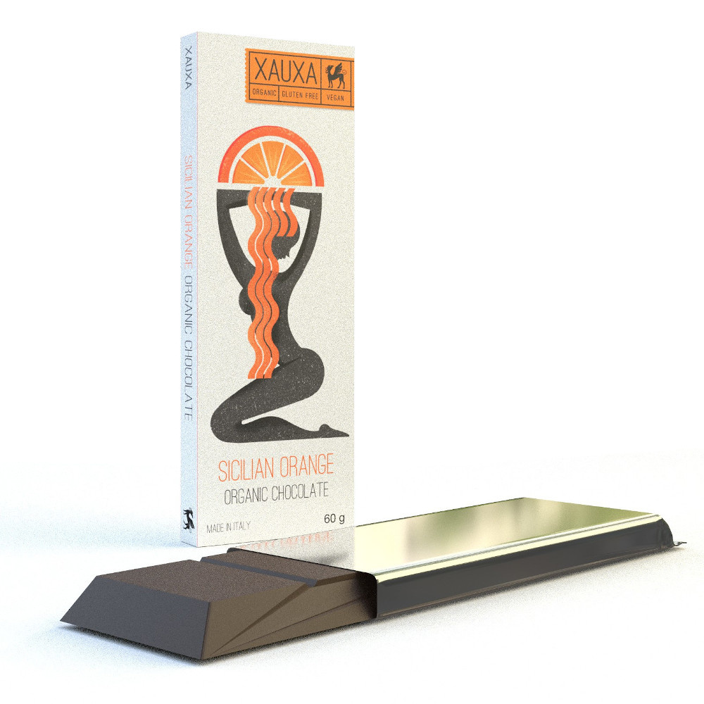 Fit-Fit Nature Nutrition Xauxa - Sicilian Orange & Dark Chocolat (Organic & Vegan) 60G