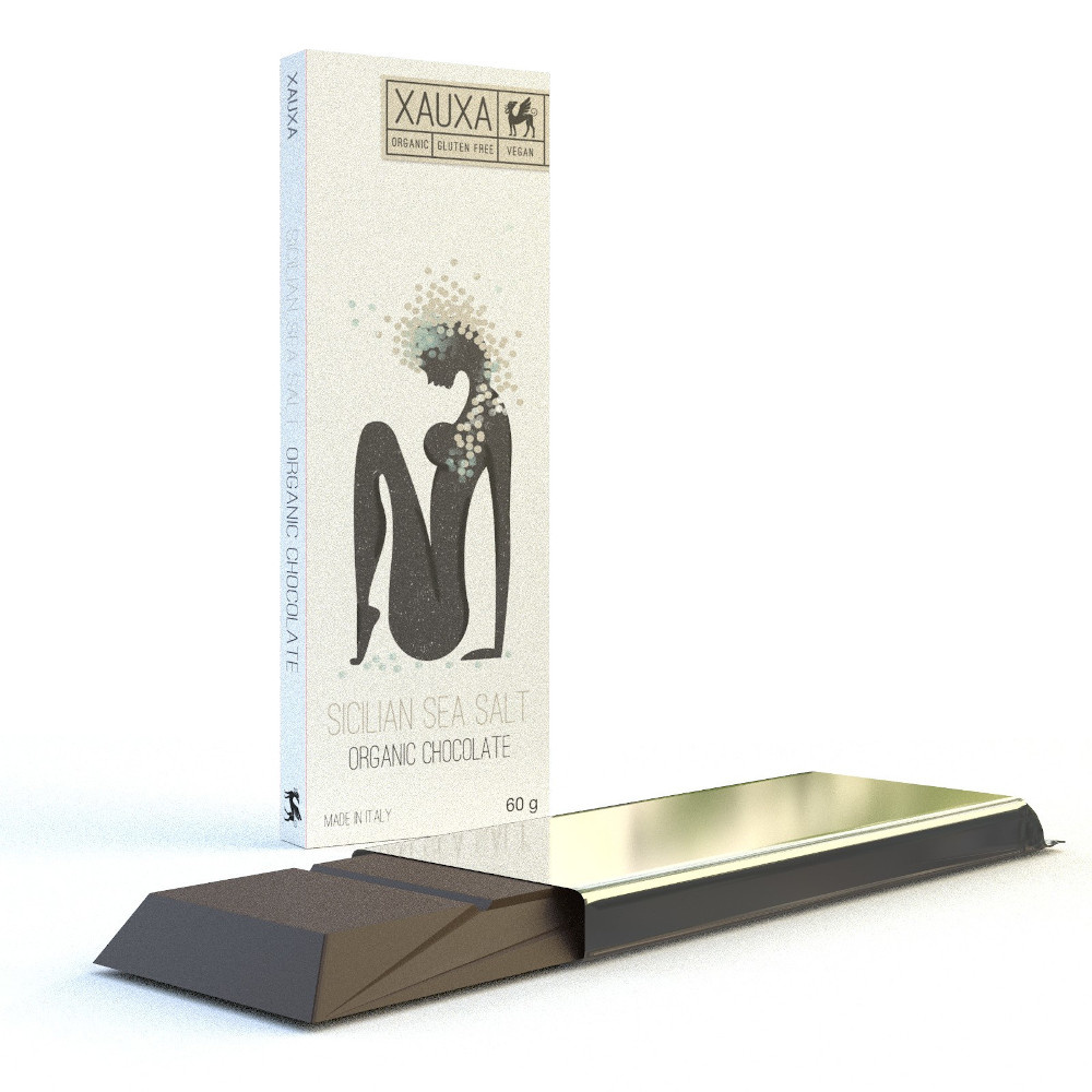 Fit-Fit Nature Nutrition Xauxa - Sicilian Sea Salt & Dark Chocolat (Organic & Vegan) 60G