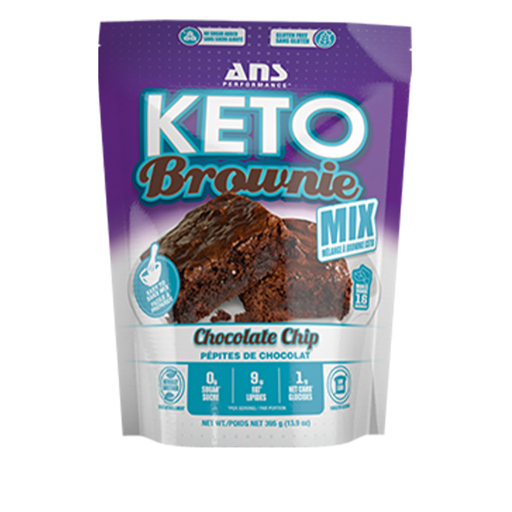 ANS Performance ANS - Keto Brownie Mix 395G - Chocolate Chip